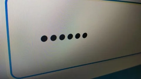 Password bar. insert password code for internet security. Video stock 233079419