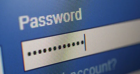 Password box in Internet Browser on Computer Screen Stock Footage 115183745