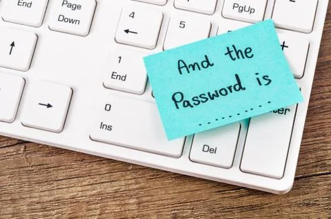 Password Concept on computer keyboard. Stock Photos