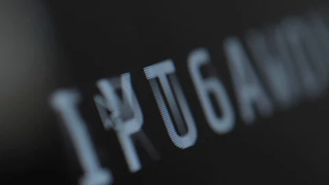 Password Cracking Concept. Running Process of the Password Crack. Computer Stock Footage 90335782