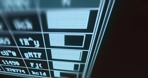 Password decryption process with progress bars 動画素材 321761290