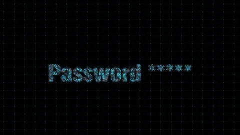 The password is encrypted with snowflakes, symbols, with a digital binary code Stock Footage 104949269