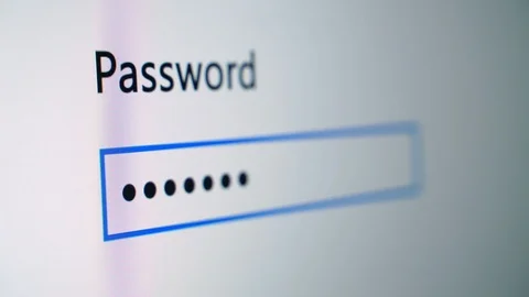 Password Entry Stock Footage 104055228