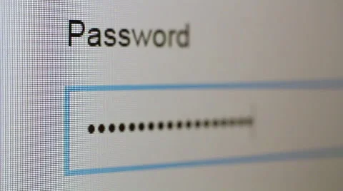 Password Stock Footage 43206423