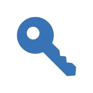 Password glyph color icon Stock Illustration