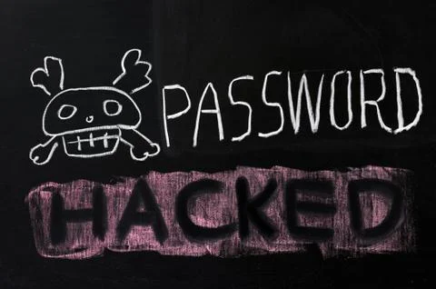 Password hacked Stock Photos