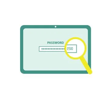 Password has been reset successfully concept Illustrazione stock