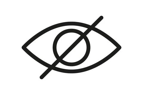 Password hidding icon. Icon for data privacy and sensitive content mark. Vector Stock Illustration