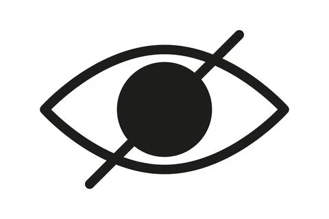 Password hidding icon. Icon for data privacy and sensitive content mark. Vector Stock Illustration