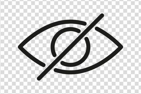 Password hidding icon. Icon for data privacy and sensitive content mark. Vector Illustrazione stock