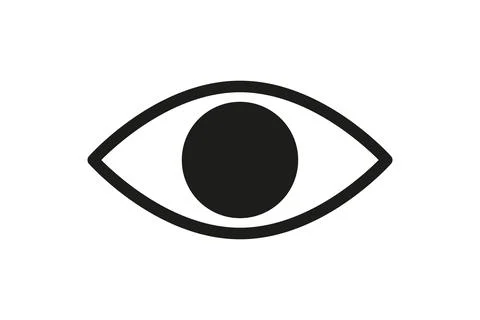 Password hidding icon. Icon for data privacy and sensitive content mark. Vector Illustrazione stock