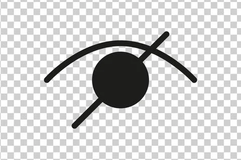 Password hidding icon. Icon for data privacy and sensitive content mark. Vector Stock Illustration