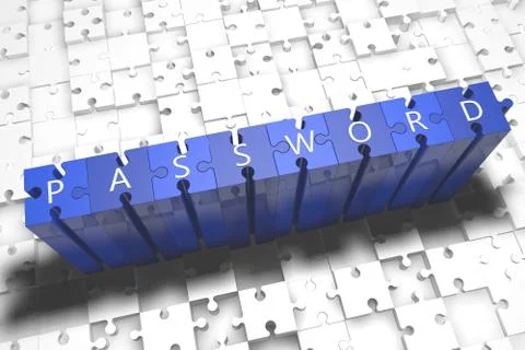 Password 스톡 일러스트