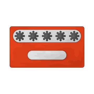 Password illustration Stock Illustration