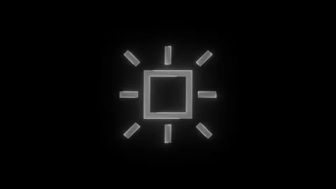 Password key hide stroke icon glowing neon animation Stock Footage 289449862