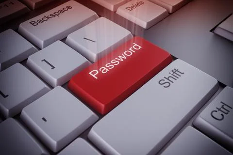 Password key Stock Photos