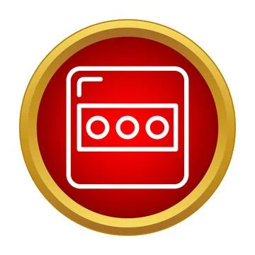 Password login input field creating secure access icon Stock Illustration