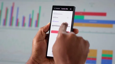 Password Manager App For Business Using Cloud Technology Stock Footage 320768415