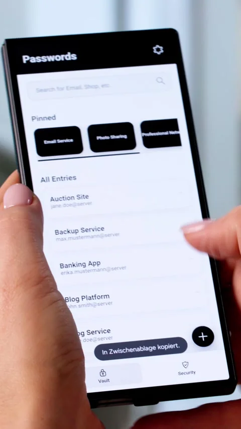 Password Manager App For Business Using Cloud Technology Stock Footage 322871598