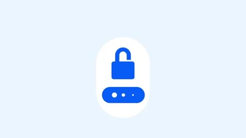 Password Protected Padlock Stock Footage 334289248