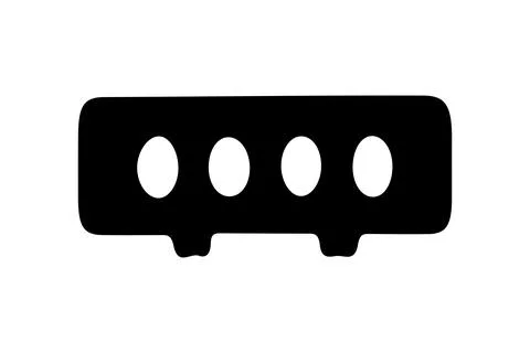 Password protection icon vector illustration on a white background 스톡 일러스트