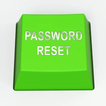 Password Reset Email Interface Update 3d Rendering Stock Illustration