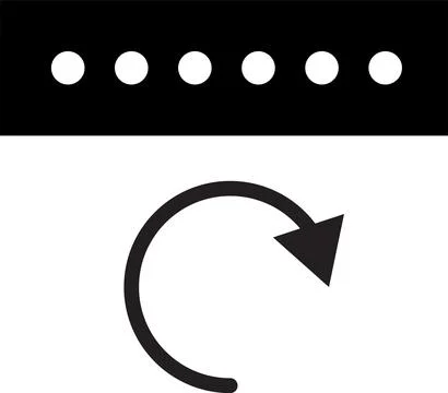 Password reset icon on white backround. Password reset sign. flat style. Illustration