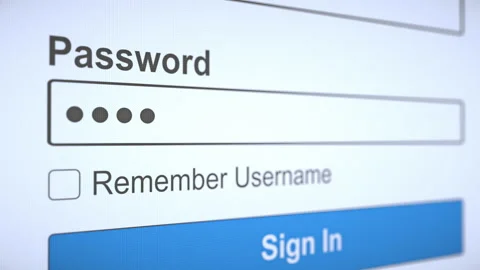 Password Secure Network Login 스톡 동영상 143124088