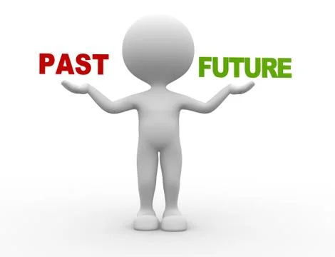 Past and future Stock Illustration