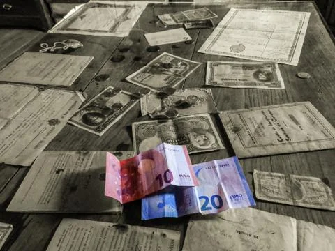 Past and Present Stock Photos