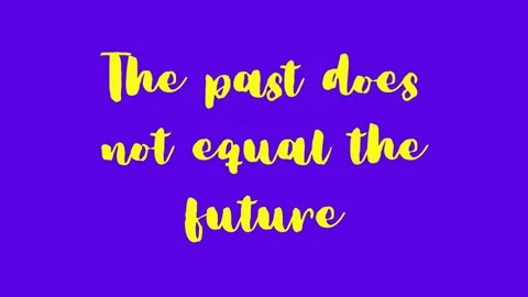 The past does not equal the future. Inspirational short Quote video Stock-Footage 220518281