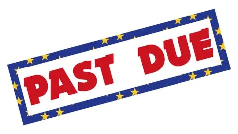 Past Due 003 Stock Illustration