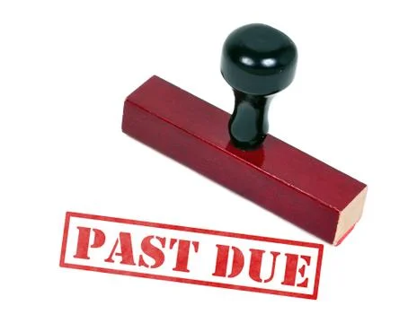 Past due Stock Illustration