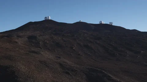 Past Mauna Loa Observatory, Hawaii. Shot in 2010. Stock Footage 59376690