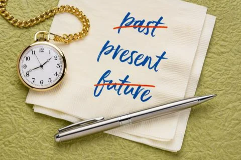 Past, present and future concept Stock Photos