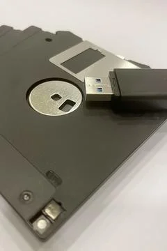 From Past to Present. The Evolution of Data Storage. 스톡 사진