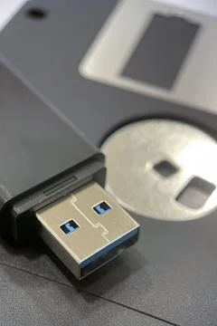 From Past to Present. The Evolution of Data Storage. 스톡 사진