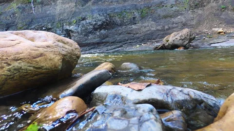 Past the Rocks and to the River Stock Footage 145977325