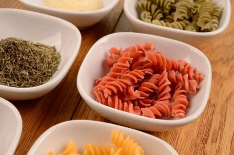 Pasta background Stock Photos