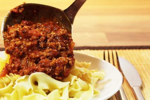 Pasta bolognese Stock Photos