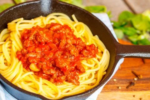 Pasta Bolognese Stock Photos