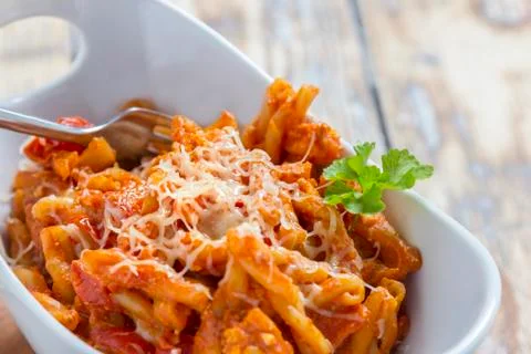 Pasta in a bowl Stock Photos
