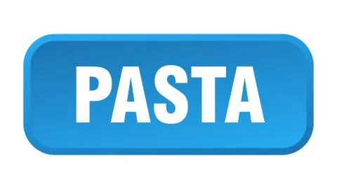 Pasta button. pasta square 3d push button Stock Illustration