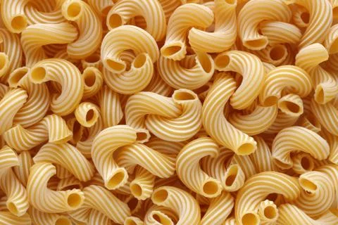 Pasta cavatappi background Stock Photos