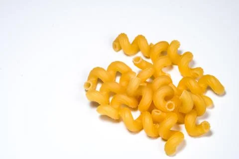 Pasta cellentani Stock Photos