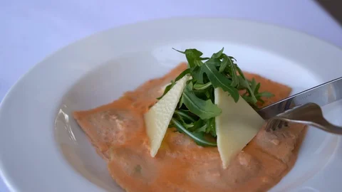 Pasta Cheese Stock Footage 128442307