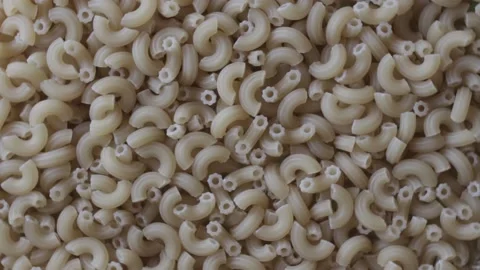 Pasta close-up, rotate counterclockwise Stock Footage 136675081