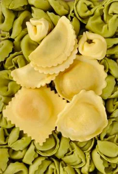 Pasta collection background Stock Photos