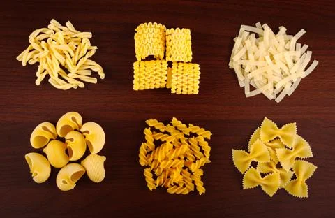 Pasta collection Foto stock