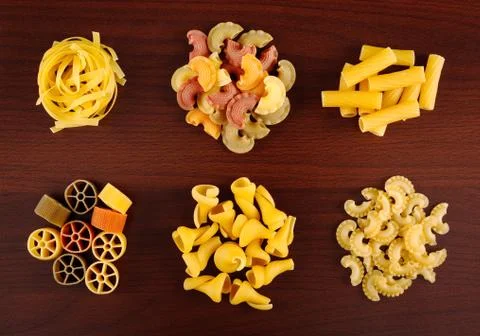 Pasta collection Stock Photos